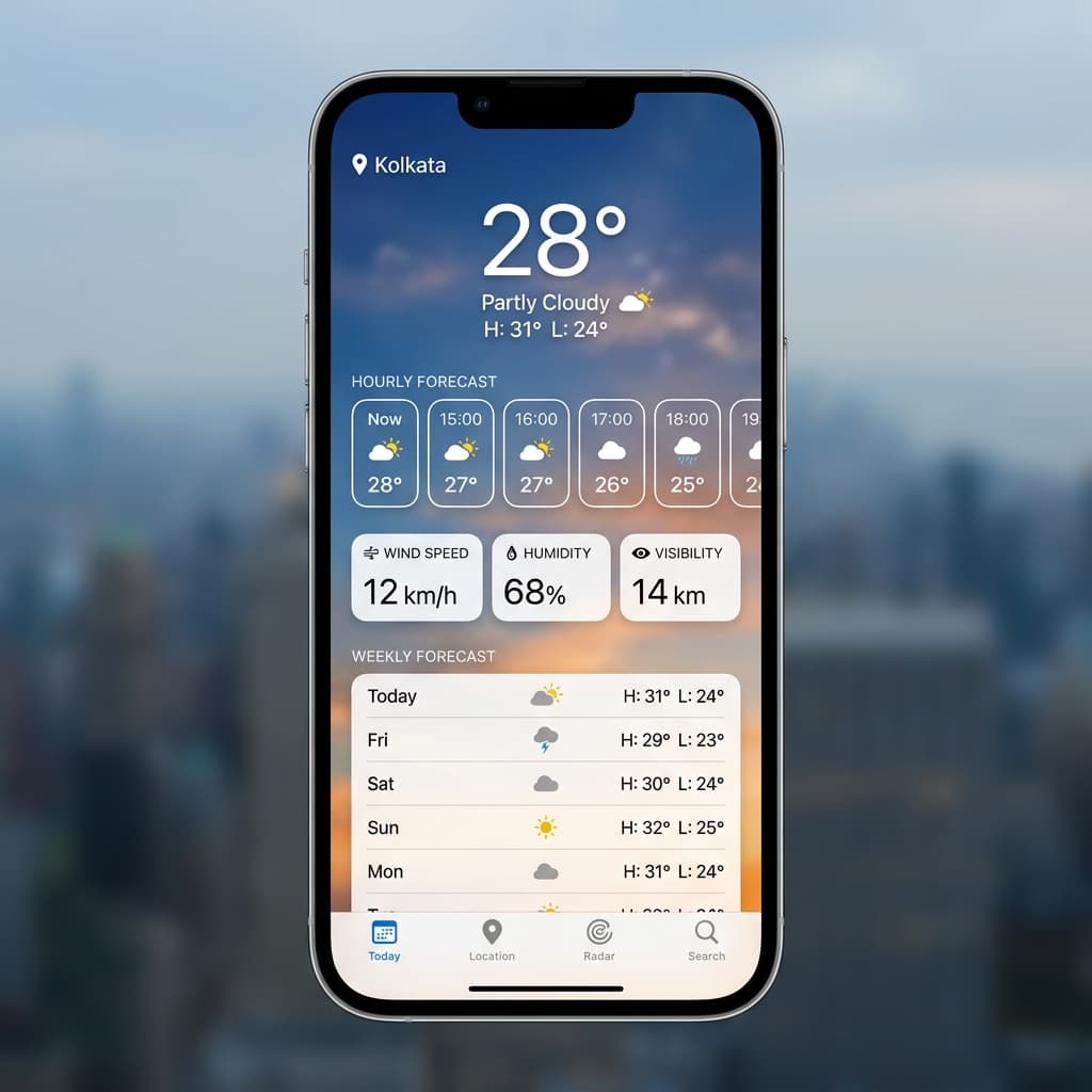 iOS Weather App